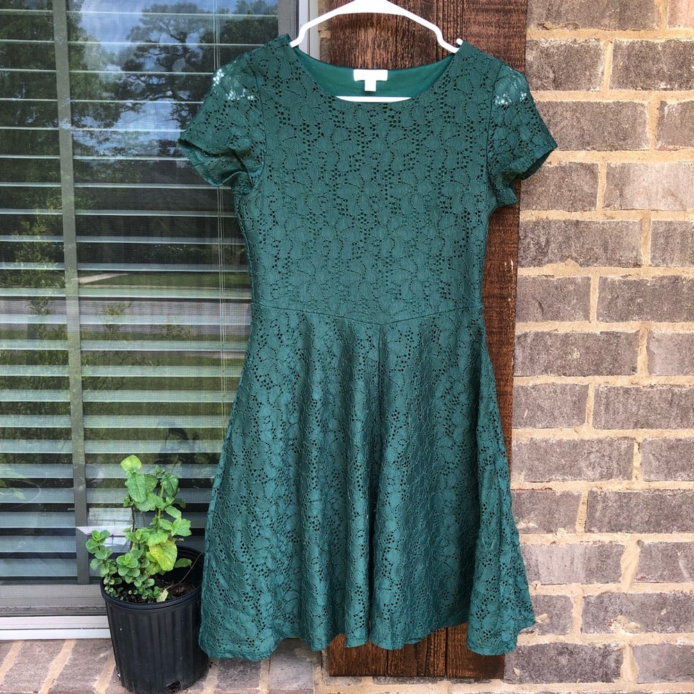 Green Lace Dress